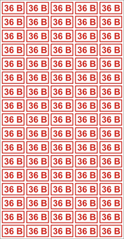 S11 Указатель напряжения 36в (85 шт) - Знаки безопасности - Знаки по электробезопасности - магазин "Охрана труда и Техника безопасности"